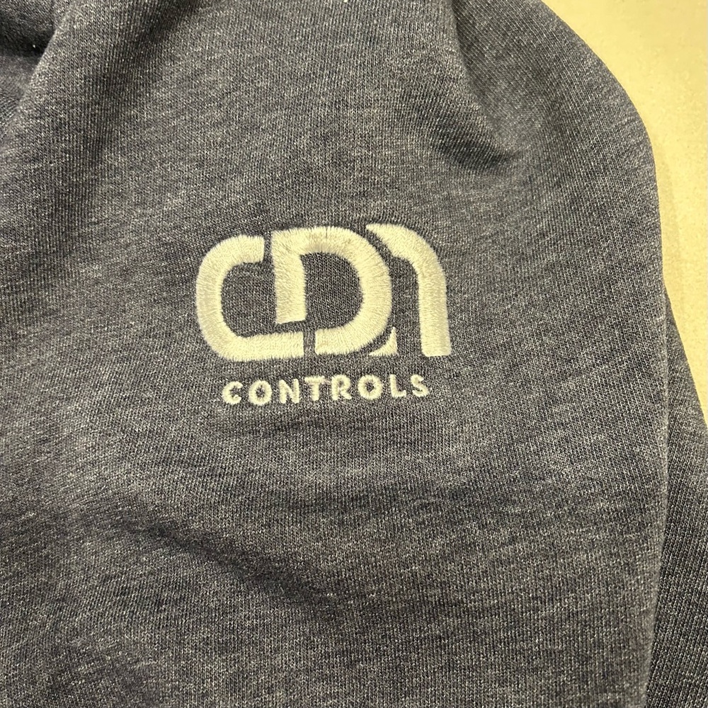 Authentic T-Shirt Company men’s sweatshirt, XL, blue/ gray - Picture 9 of 11